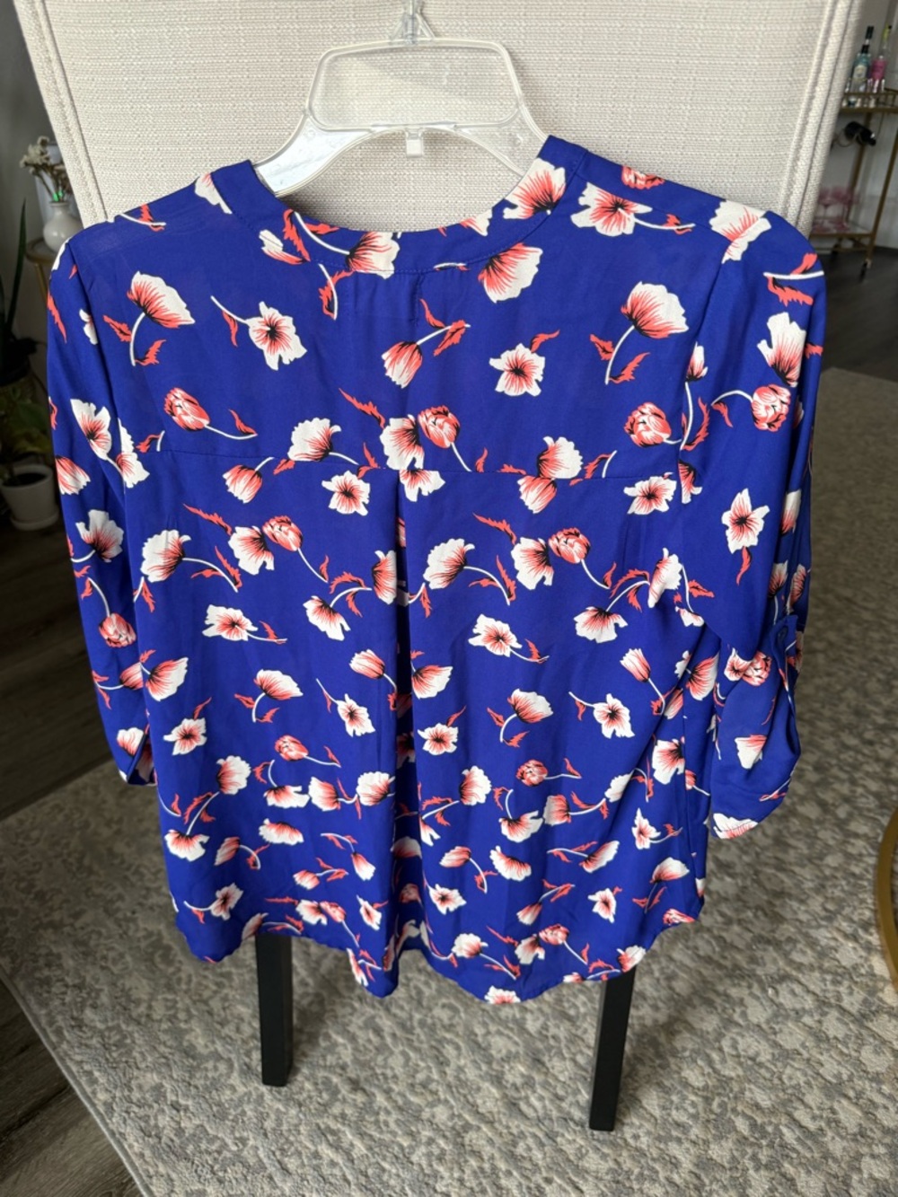Spring Office Blouse Floral Bundle M Mixed Brands Fun2Fun Pleione Sienna Sky 5pc - Picture 9 of 14